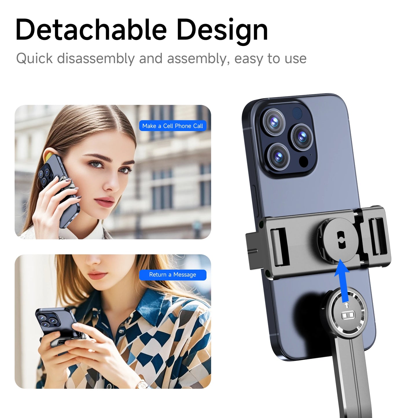 F15 Detachable Remote Control Selfie Stick Tripod