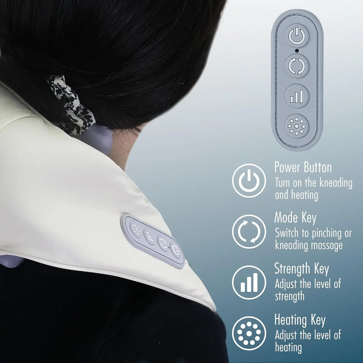 Shoulder and Neck Massager for Pain Relief 6D with Heat