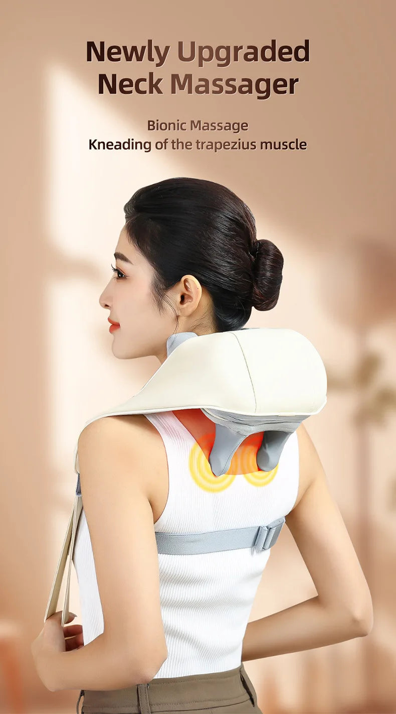 Shoulder and Neck Massager for Pain Relief 6D with Heat