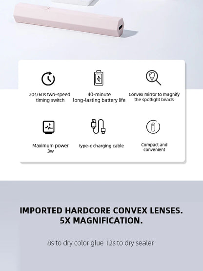 Quick Dry USB Nail Dryer Machine pen