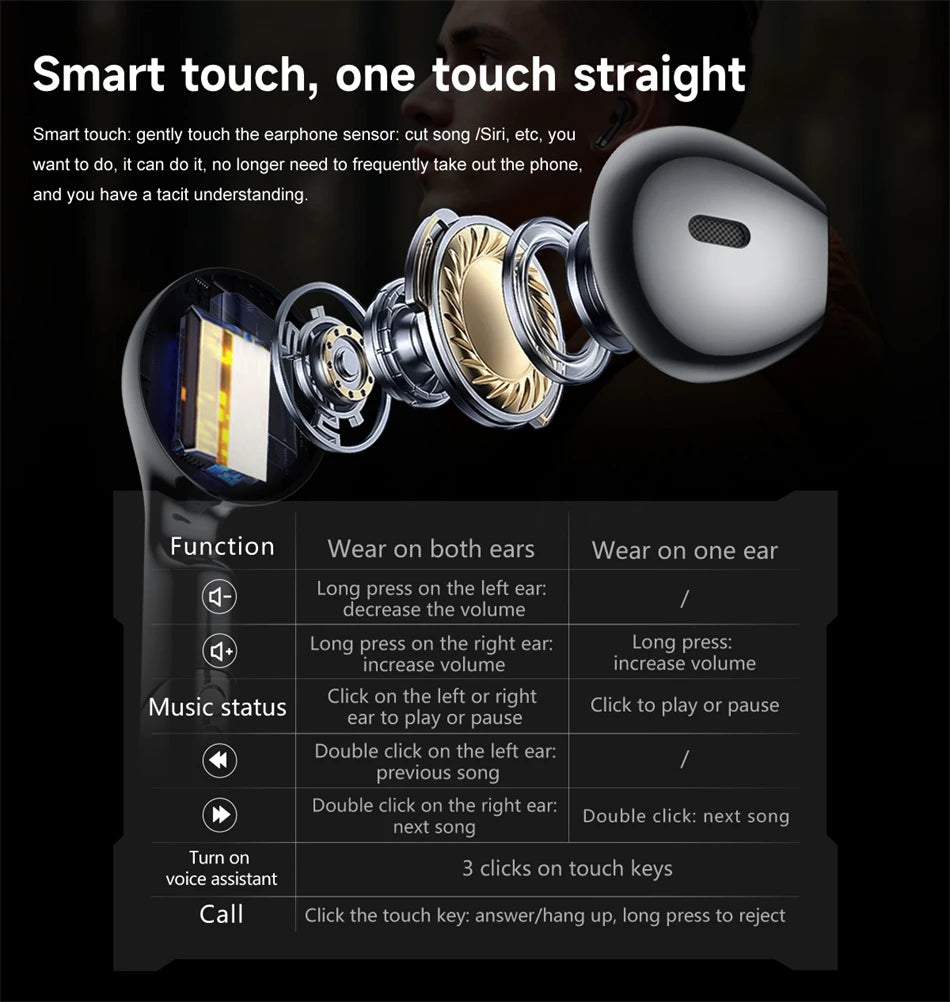 TWS Smart Watch Wireless