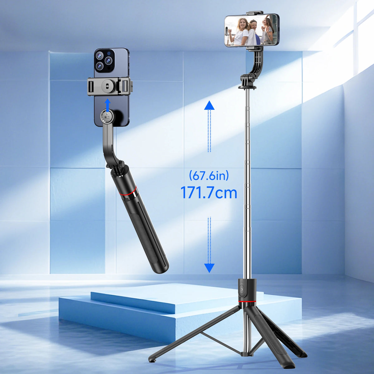 F15 Detachable Remote Control Selfie Stick Tripod