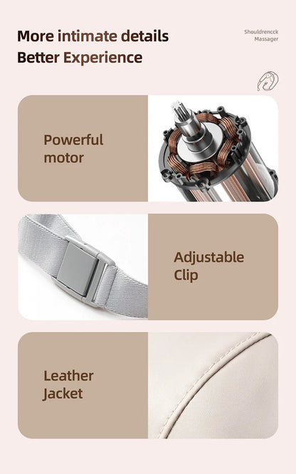 Shoulder and Neck Massager for Pain Relief 6D with Heat