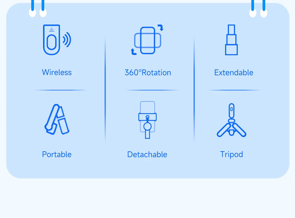 F15 Detachable Remote Control Selfie Stick Tripod