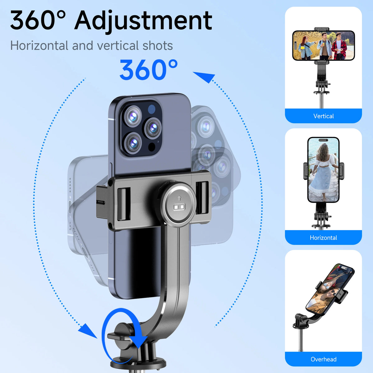 F15 Detachable Remote Control Selfie Stick Tripod