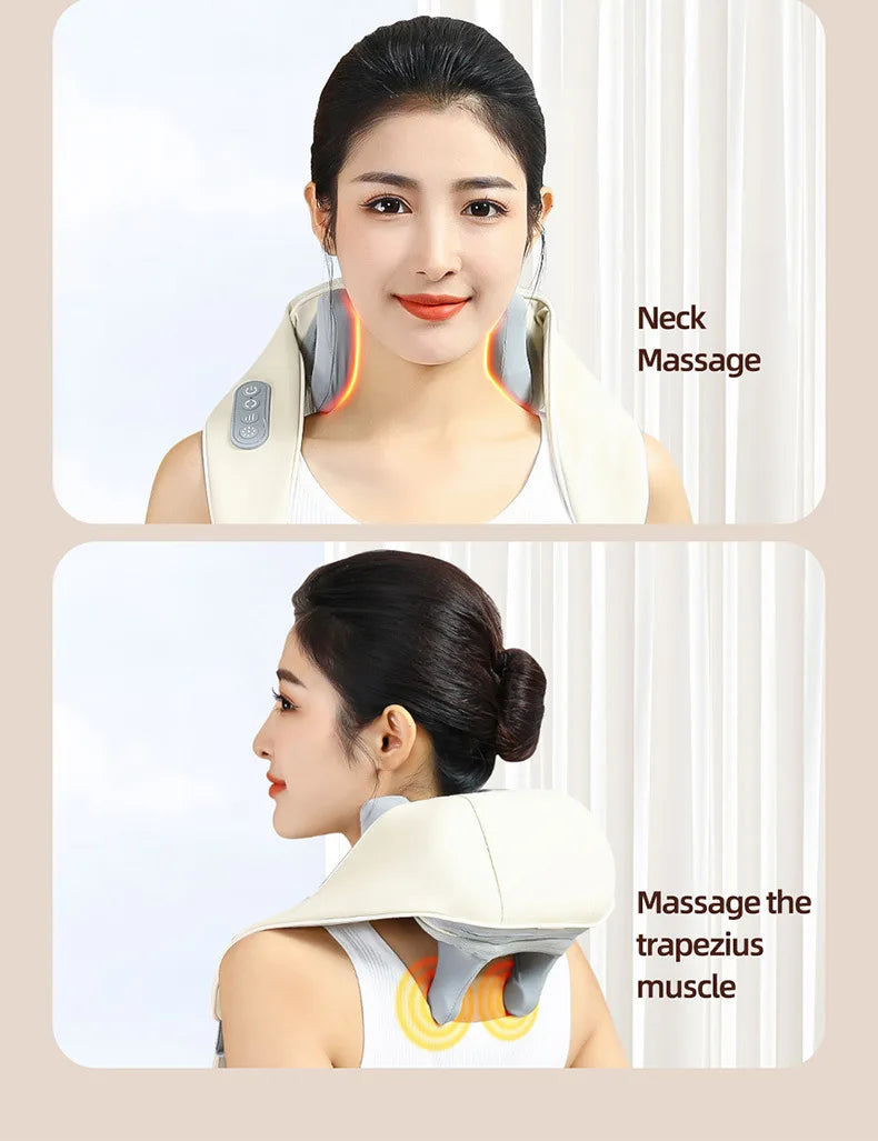 Shoulder and Neck Massager for Pain Relief 6D with Heat