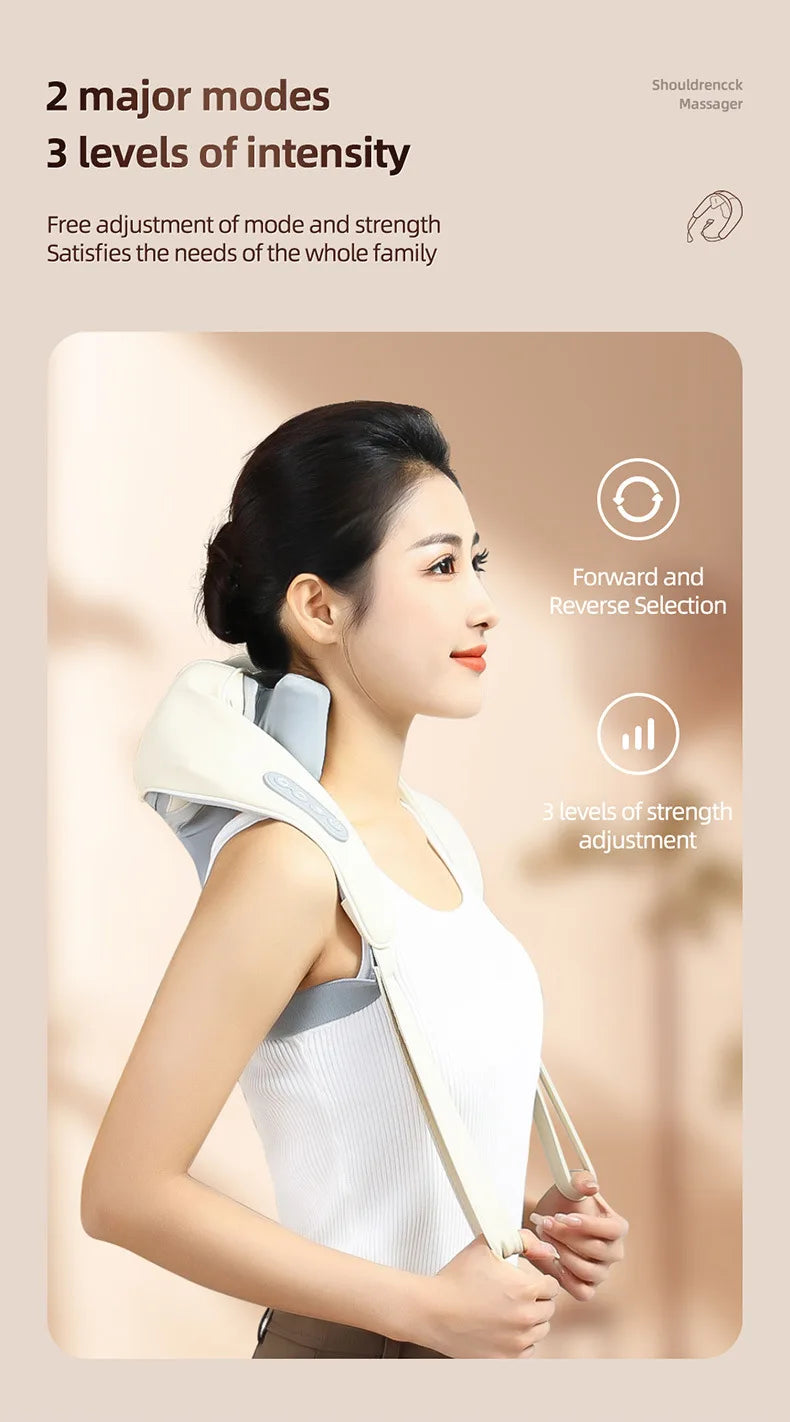 Shoulder and Neck Massager for Pain Relief 6D with Heat