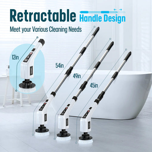 Spin Cleaner 8PCS Heads Bathroom Kitchen