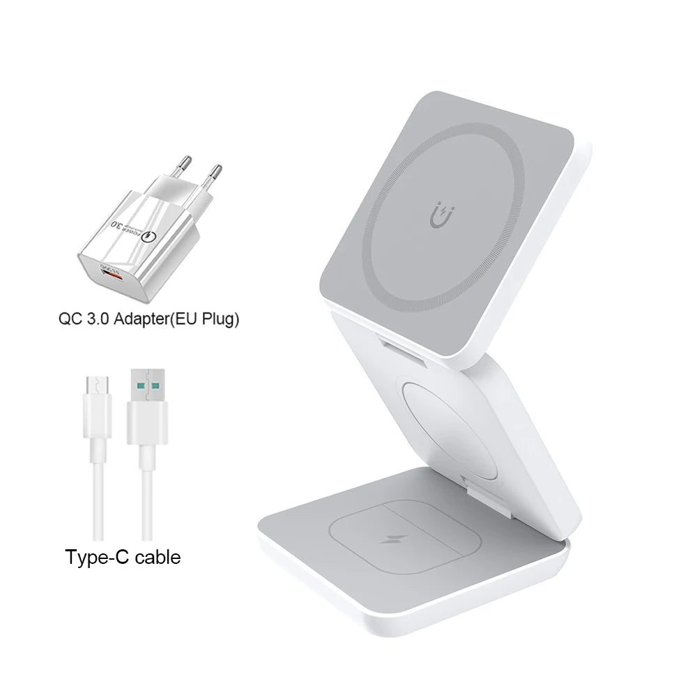 Wireless Charger for iPhone 3 in 1  iPhone 15 14 13 12 Pro Max